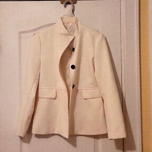 Old Navy Size Small Cream Pea Coat